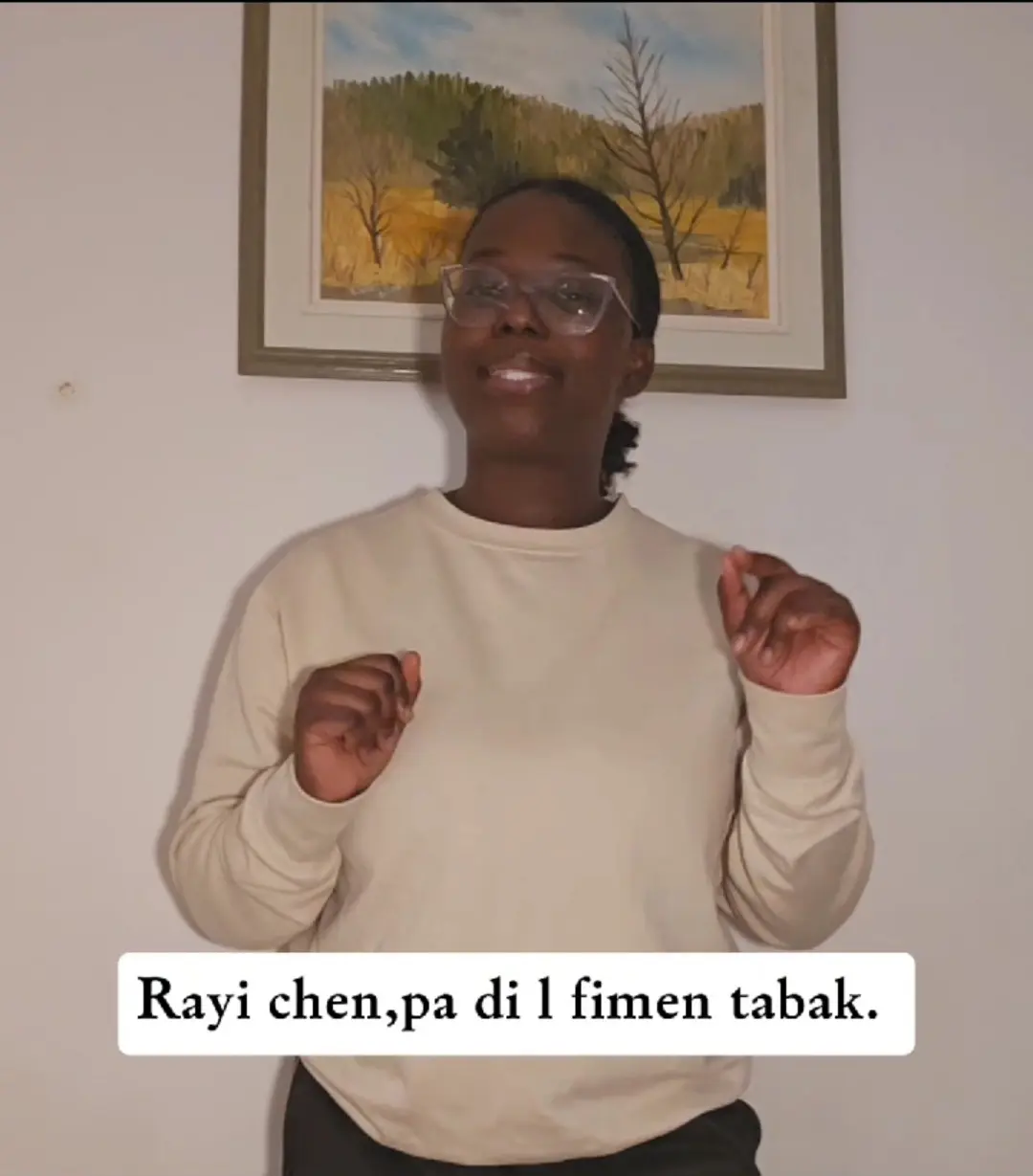 Rayi chen, pa di l fimen tabak !